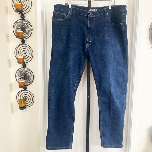 Wrangler Mens Regular Fit Straight Leg Jeans - Size 42 x 29 - Picture 8 of 8